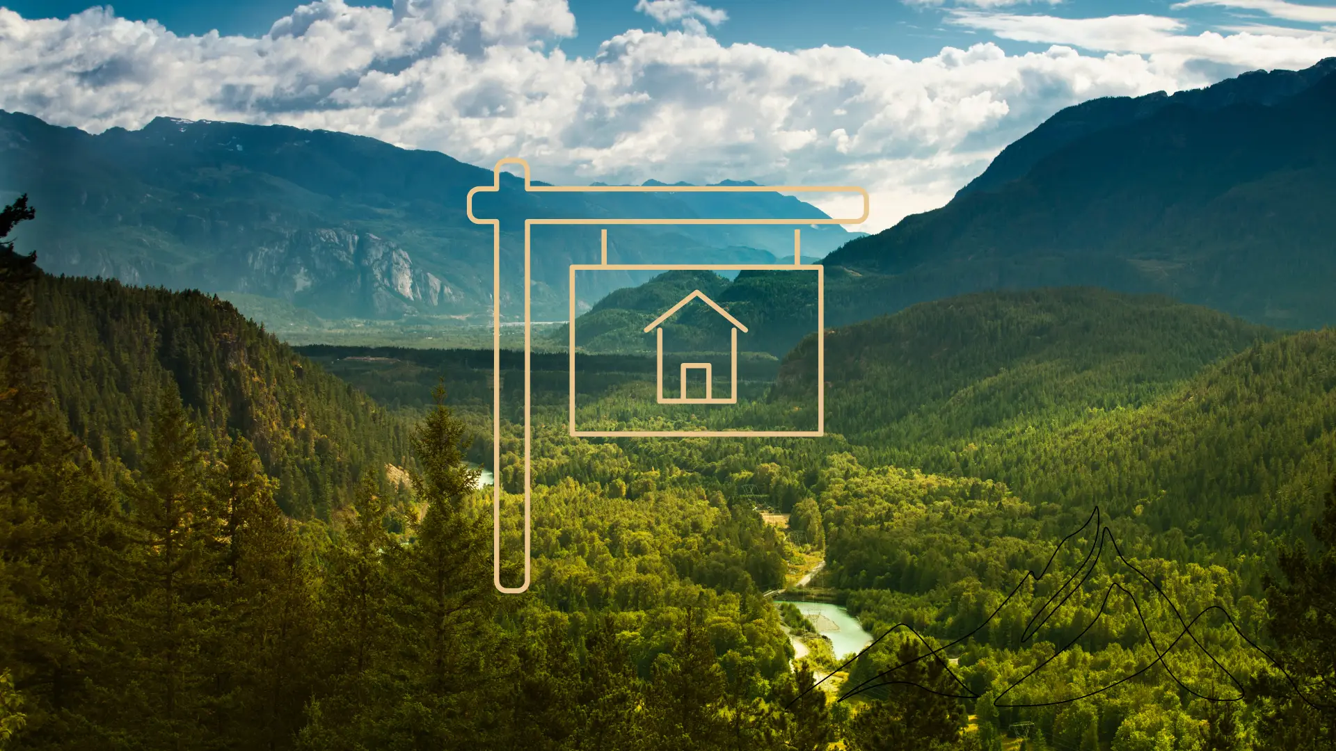 A view of Whistler land for sale