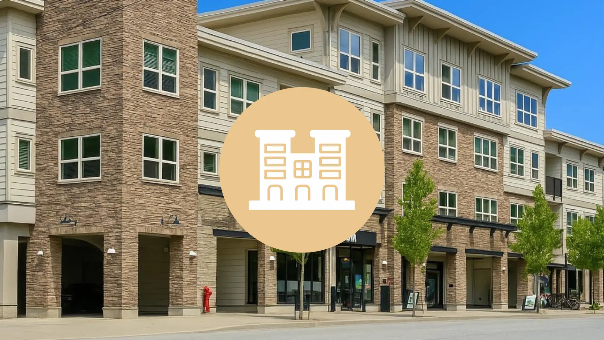 A row of new Pemberton condos for sale