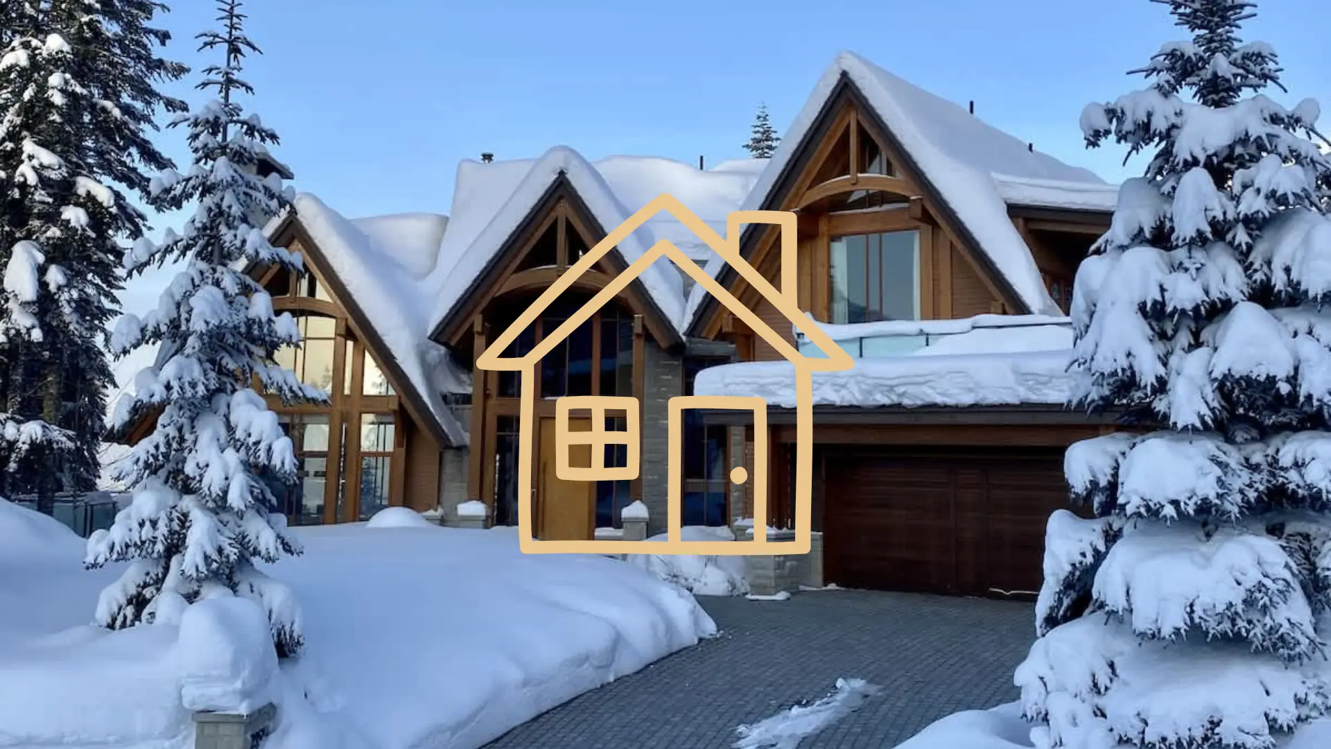 A snow topped house in Whistler